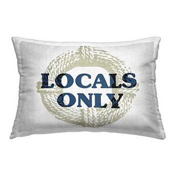 Stupell Home Decor Locals Only Maritime Rope Throw Pillow