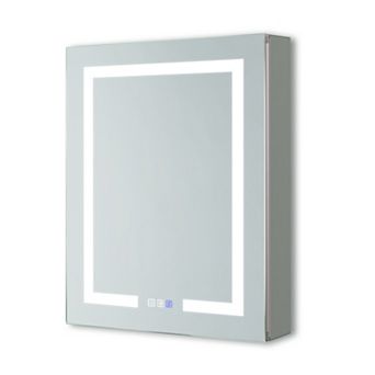 Cabinet Mirror, Bathroom Wall Storage Cabinets With Lights Anti-fogger Lights Dimmable Led Mirror