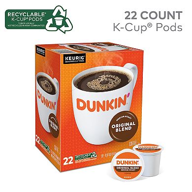 Keurig Dunkin' Original Blend 22-Count Single Serve K-Cup Pods