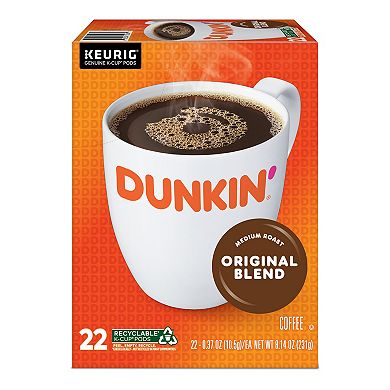 Keurig Dunkin' Original Blend 22-Count Single Serve K-Cup Pods