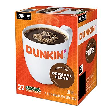 Keurig Dunkin' Original Blend 22-Count Single Serve K-Cup Pods