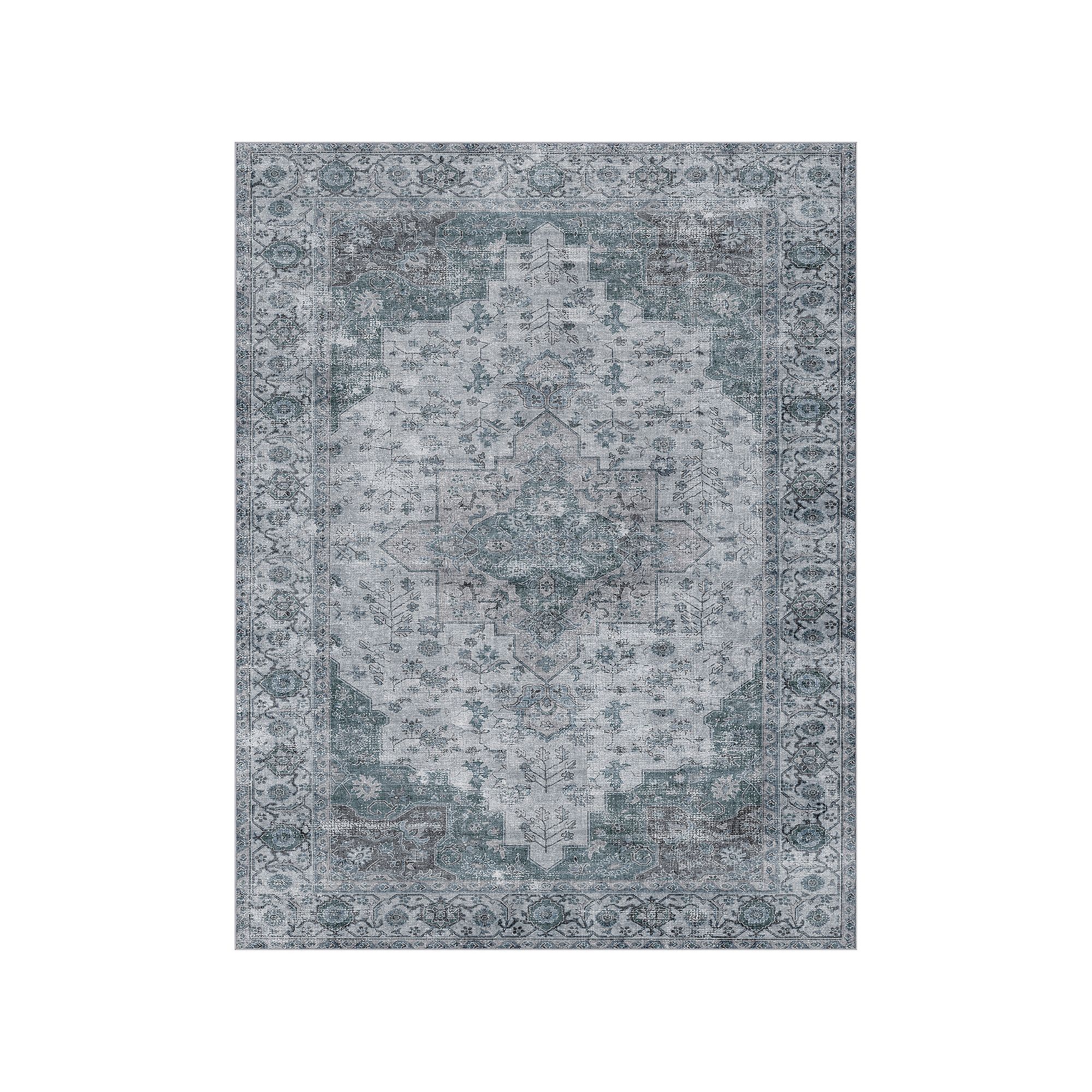 GelPro NeverMove Krista Rug, Stormy Blue