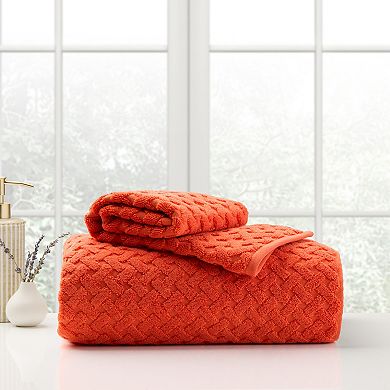 Caro Home Crossweave Bath Towel