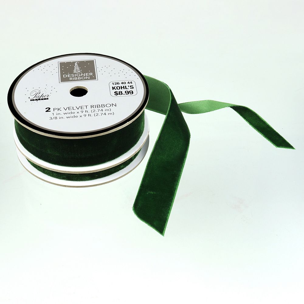 Paper Images Small & Large Velvet Ribbon 2-Pack