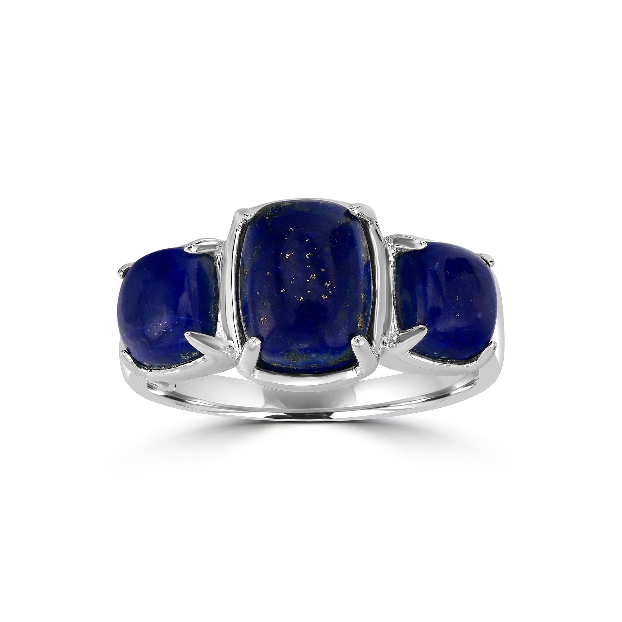 Gemistry Sterling Silver Genuine Pink Opal Cabochon Ring, Womens, Size: 7,