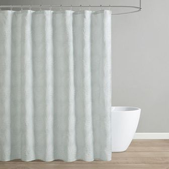 Martha Stewart Jenine Woven Shower Curtain