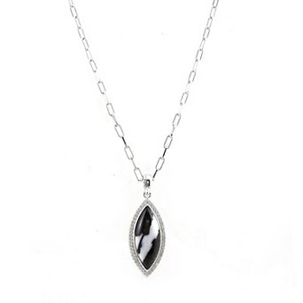 Gemistry Sterling Silver Gemstone Pendant Necklace
