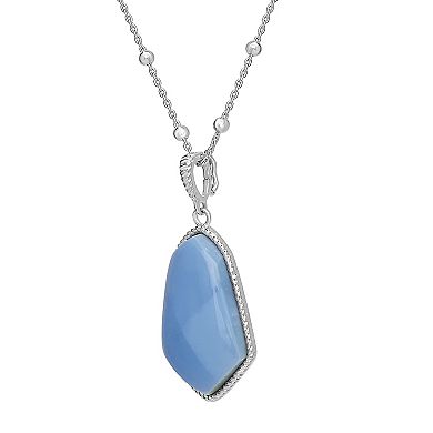 Gemistry Sterling Silver Gemstone Pendant Necklace