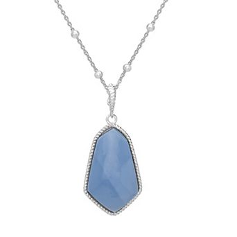 Gemistry Sterling Silver Gemstone Pendant Necklace
