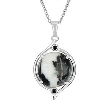 Gemistry Sterling Silver Gemstone Pendant Necklace