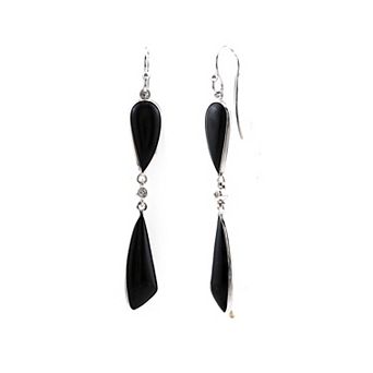 Gemistry Sterling Silver Gemstone Drop Earrings