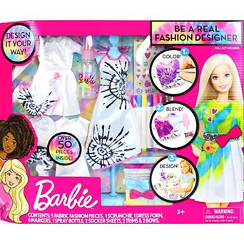 Barbie® Tie-Dye Be A Real Fashion Designer Doll Clothes Designing Kit
