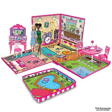 Tara Toy: ZipBin Barbie Dreamhouse Toy Box