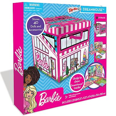 Tara Toy: ZipBin Barbie Dreamhouse Toy Box
