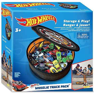Tara Toy: ZipBin Hot Wheels Wheelie Track Pack