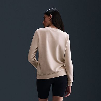 Women's Nike Leopard Fleece Crewneck Sweatshirt