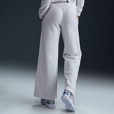 Women's Nike Club Fleece Wide Leg Sweatpants with Bow