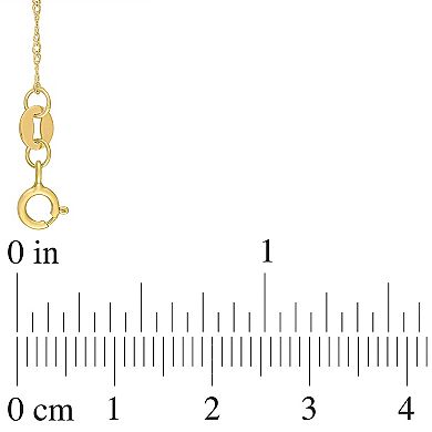 Stella Grace 10k Gold Freshwater Cultured Pearl Tin Cup Style Necklace