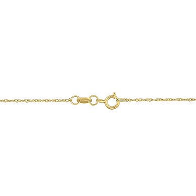 Stella Grace 10k Gold Freshwater Cultured Pearl Tin Cup Style Necklace