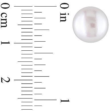 Stella Grace 10k Gold Freshwater Cultured Pearl Stud Earrings