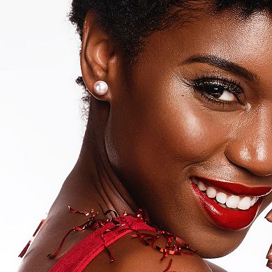 Stella Grace 10k Gold Freshwater Cultured Pearl Stud Earrings