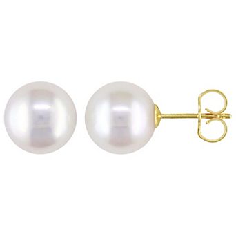 Stella Grace 14k Gold Freshwater Cultured Pearl Stud Earrings