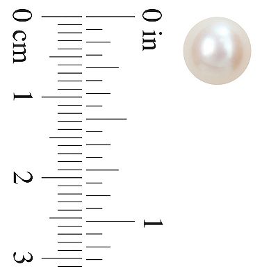 Stella Grace 10k Gold Freshwater Cultured Pearl Stud Earrings