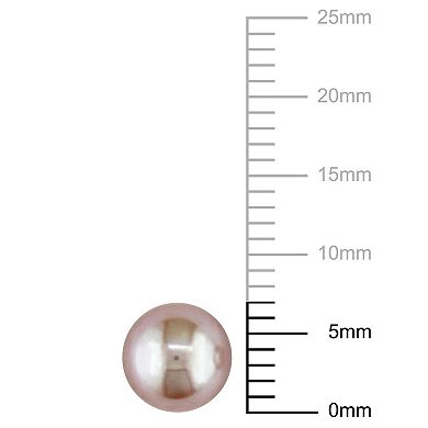 Stella Grace 14k Gold Pink Freshwater Cultured Pearl Stud Earrings