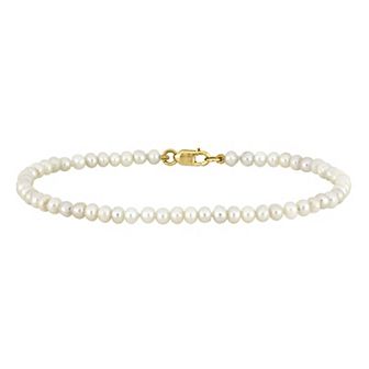 Stella Grace 14k Gold Freshwater Cultured Pearl Bracelet