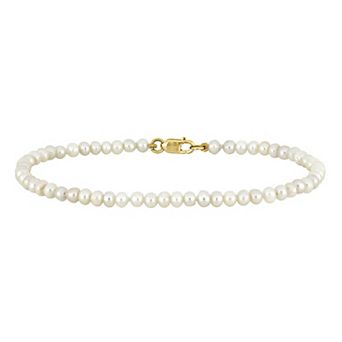 Stella Grace 14k Gold Freshwater Cultured Pearl Bracelet