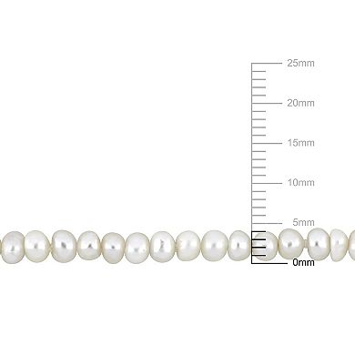 Stella Grace 14k Gold Freshwater Cultured Pearl Strand Necklace