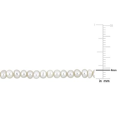 Stella Grace 14k Gold Freshwater Cultured Pearl Strand Necklace