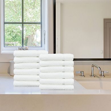 Linum Home Textiles Turkish Cotton Denzi Set of 12 Washcloths