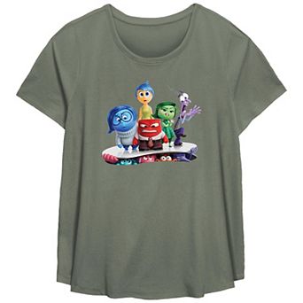 Disney / Pixar Inside Out 2 Plus Size New Emotions Graphic Tee