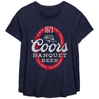 Plus Size Coors Banquet Beer Graphic Tee