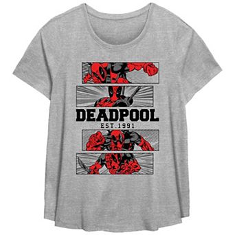 Plus Size Marvel Deadpool Est. 1991 Graphic Tee