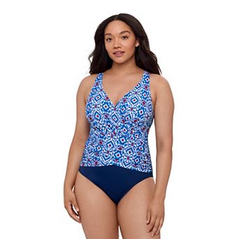 Women's Bal Harbour Surplice Criss-Cross One-Piece Swimsuit