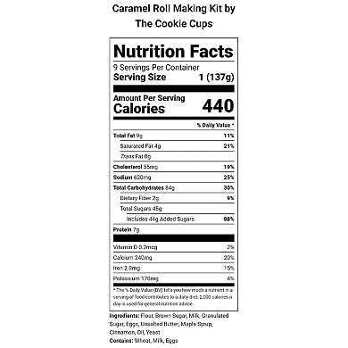 The Cookie Cups Caramel Roll Making Kit