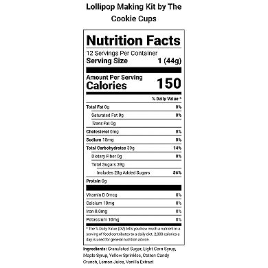 The Cookie Cups Lollipop Making Kit