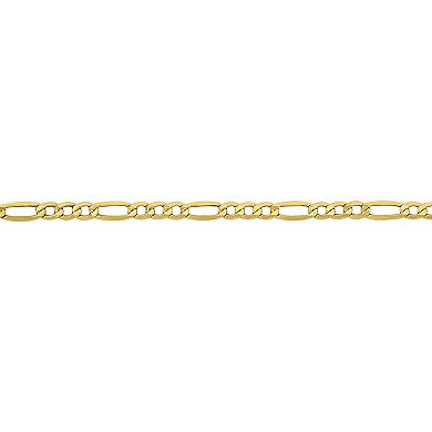 Stella Grace 10k Gold Men's Figaro Link Necklace