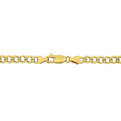 Stella Grace 14k Gold Men's Curb Chain Necklace