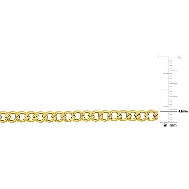 Stella Grace 14k Gold Men's Curb Chain Necklace