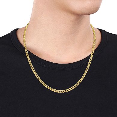 Stella Grace 14k Gold Men's Curb Chain Necklace