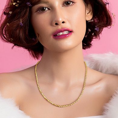 Stella Grace 10k Gold Rope Chain Necklace