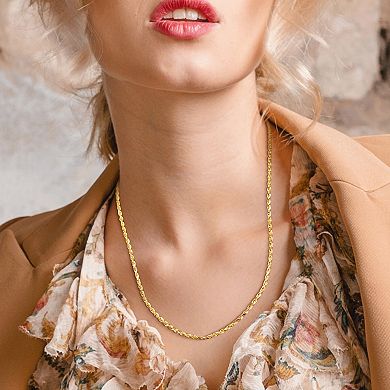 Stella Grace 10k Gold Rope Chain Necklace