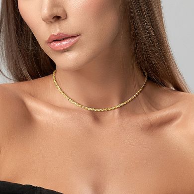 Stella Grace 10k Gold Rope Chain Necklace