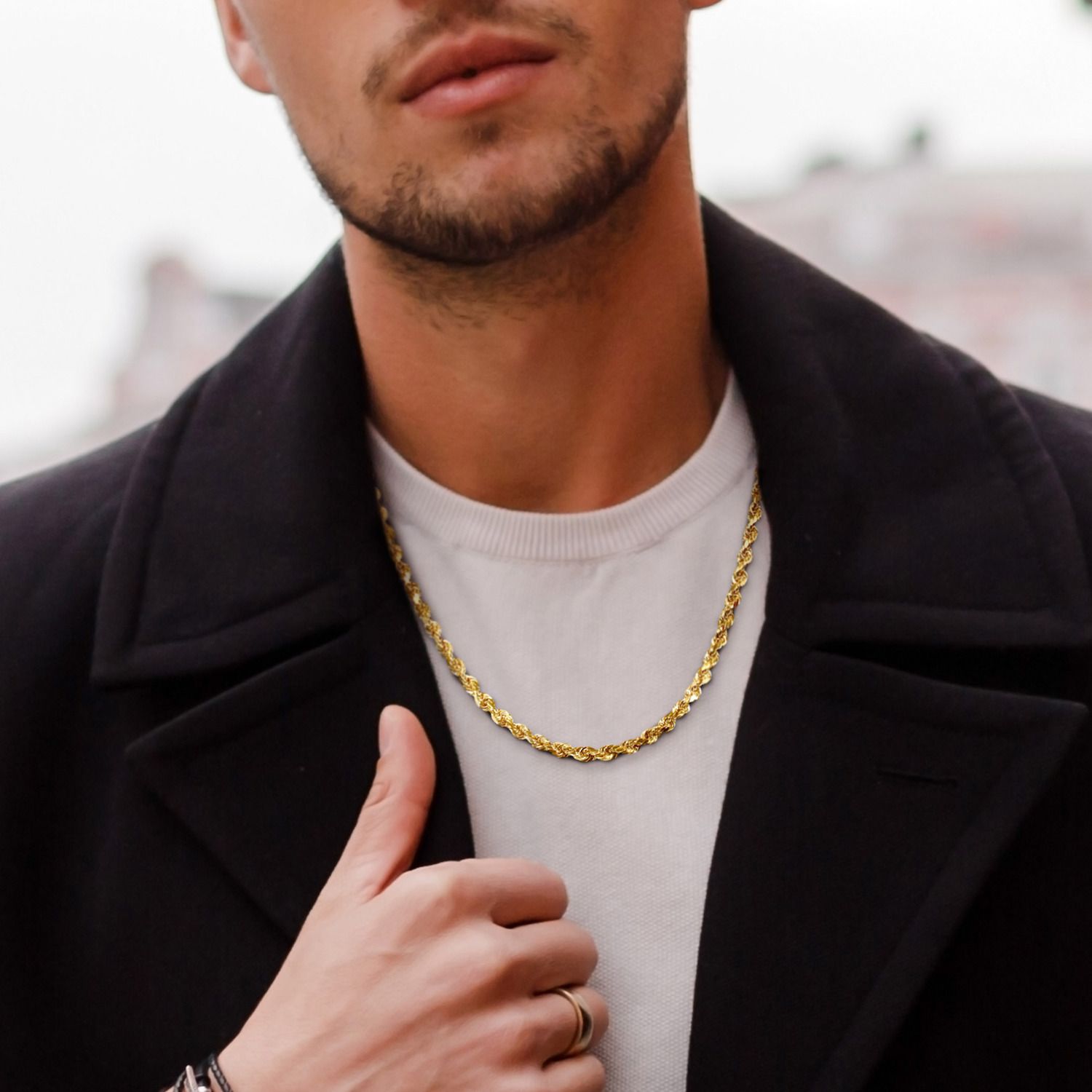 Gold chain men kohls deals