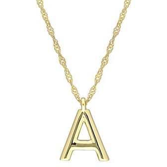 Stella Grace 14k Gold Initial Pendant Necklace