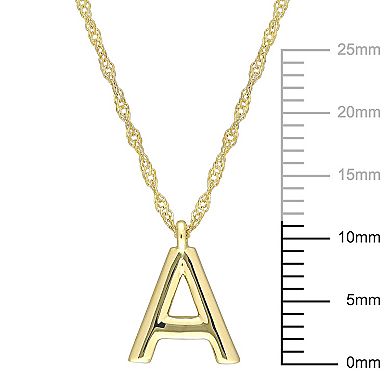 Stella Grace 14k Gold Initial Pendant Necklace