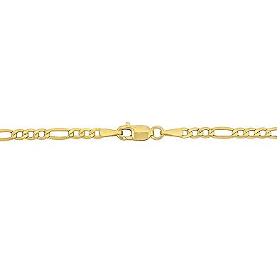 Stella Grace 10k Gold Figaro Link Chain Necklace